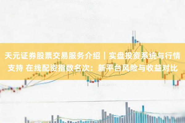 天元证券股票交易服务介绍｜实盘投资系统与行情支持 在线配资指数名次：新平台风险与收益对比